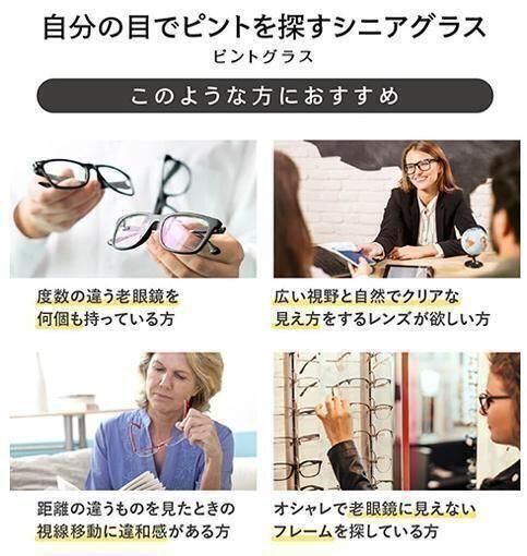 【+1.0～4.0　全領域　】ピントグラス インテリジェンス 老眼鏡 変色調光　サングラス機能付き③_画像3