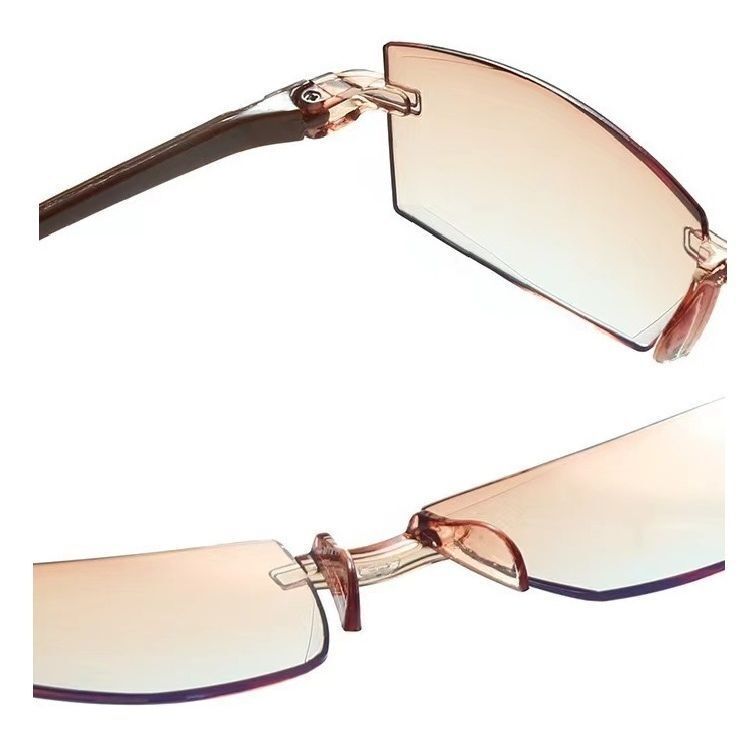 【+1.0～4.0　全領域】ピントグラス インテリジェンス 老眼鏡 ブラウングラス★★_画像9