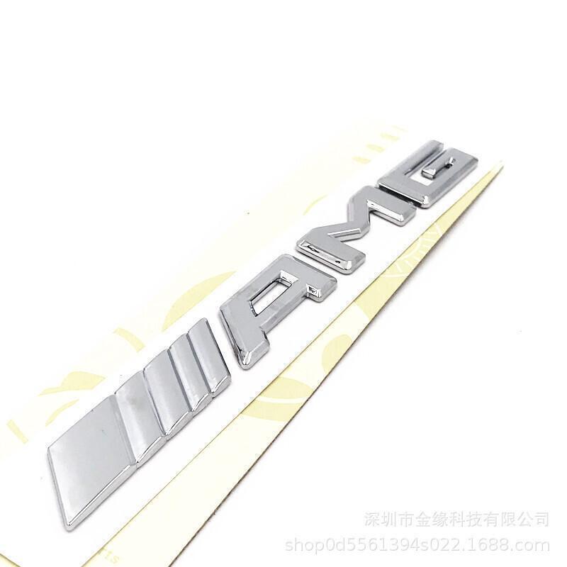 メルセデス ベンツ 【AMG エンブレム リア トランク 銀】 現行　最新タイプ_画像3