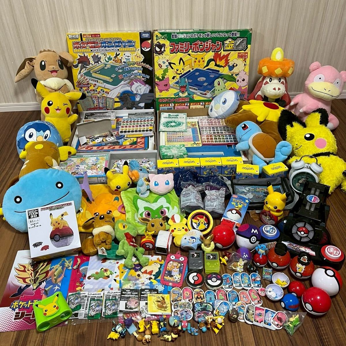  Pokemon игрушка мягкая игрушка товары много . суммировать комплект игрушка мини фигурка жестяная банка значок Mac happy комплект 
