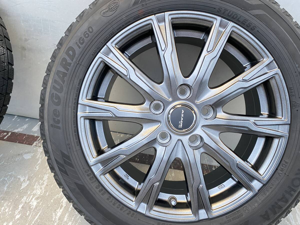 AZANE　E-10　アルミホイール　6.5J　PCD114.3　＋48　195/60　アイスガード　2510-3315_画像4