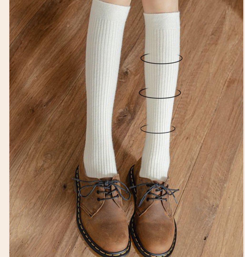 ハイソックス　カシミア混　2足　高いだけの価値あります　上質　極暖　やわらか_画像4