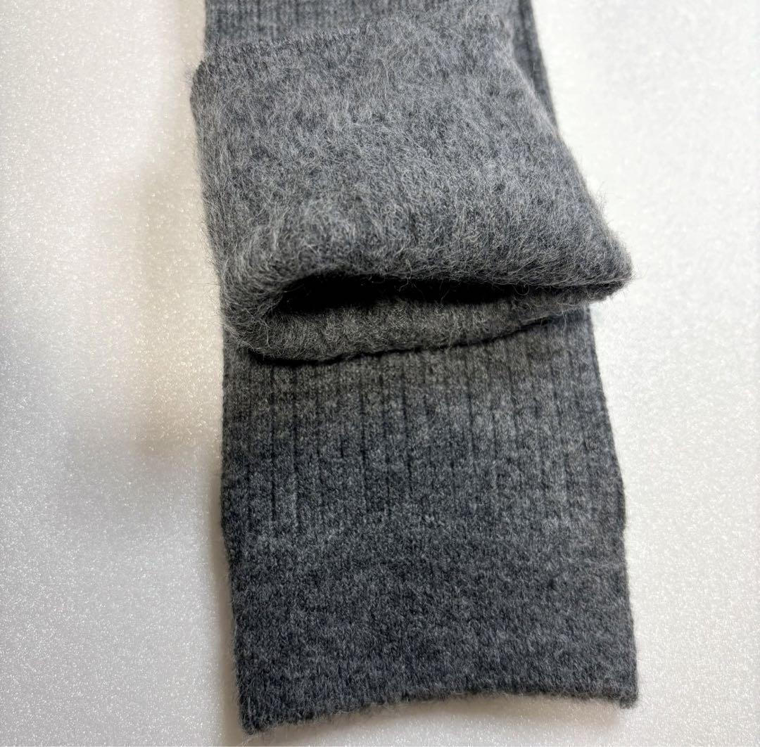 ハイソックス　カシミア混　2足　高いだけの価値あります　上質　極暖　やわらか_画像9