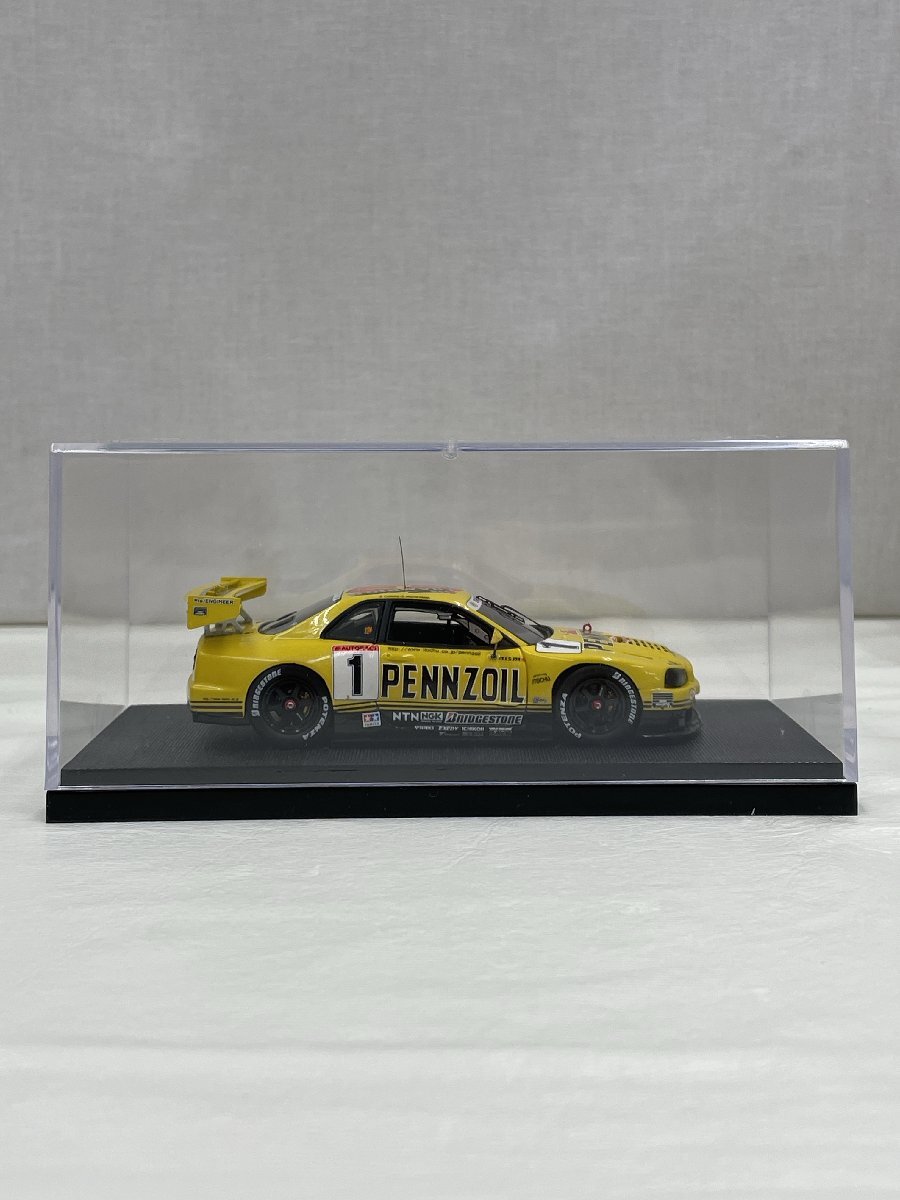 EBBRO 1/43 PENNZOIL NISMO GT-R JGTC GT500 1999 BRIDGESTONE #1(イエロー) 3916-S-4-10-1010_画像5