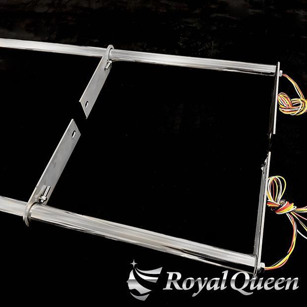 汎用 旗棒 コーナーポール 水泡 アクリル&ステンレス LED★ 32Φ 全長1250mm 32LED5★RGBコントローラー付 フラッグポール【RQCP27】_画像3