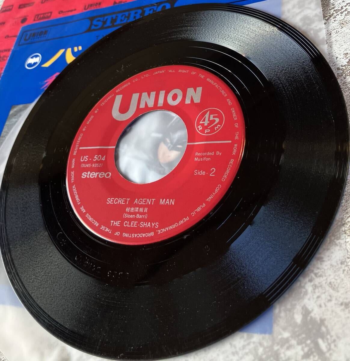 希少 見開きEP ザ・クリー・シェイズ THE CLEE SHAYS バットマン BATMAN 秘密諜報員 US-504_画像5