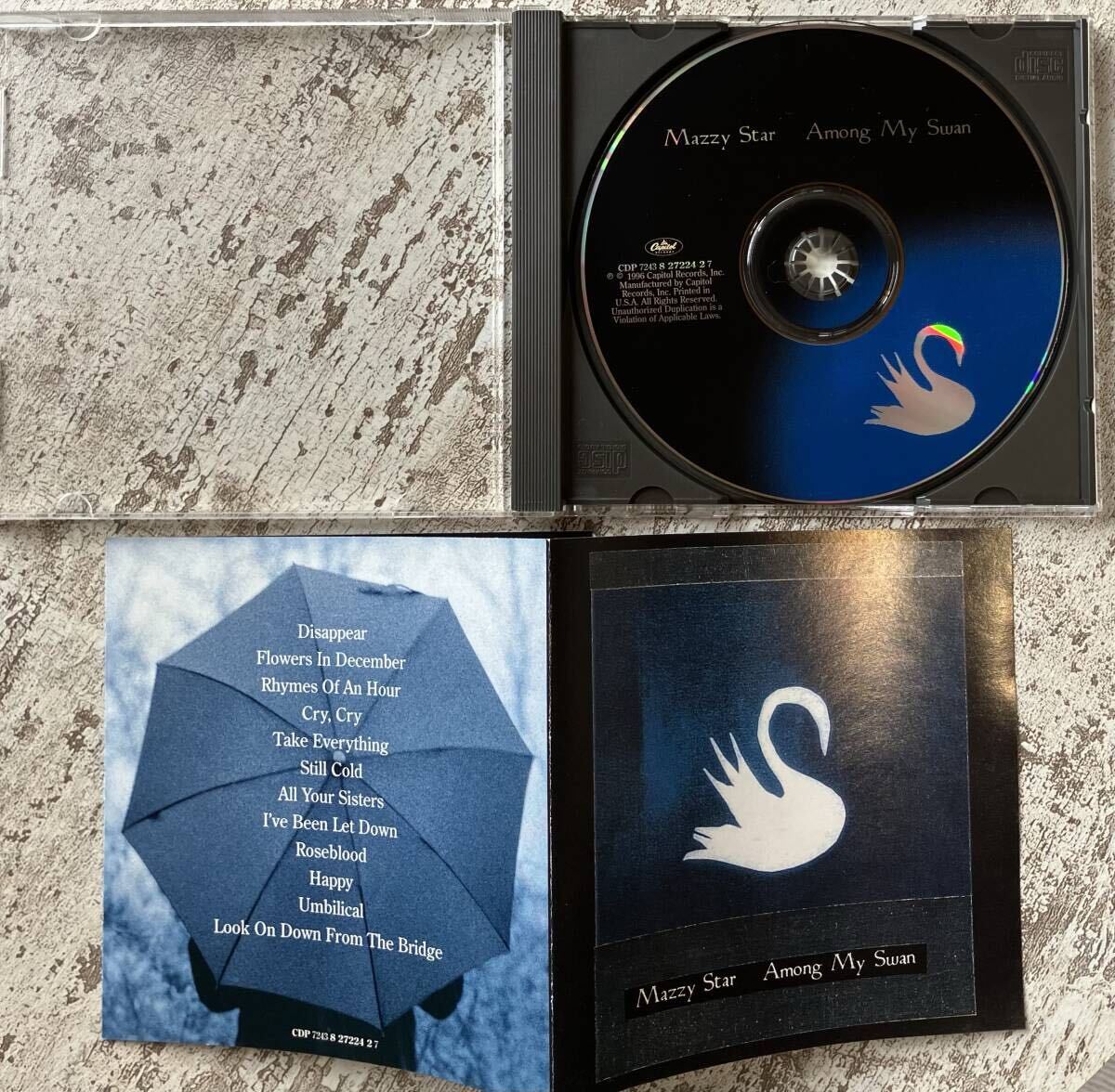希少CD MAZZY STAR AMONG MY SWAN CDP7243 8 27224 2 7_画像4