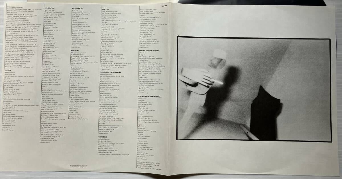 美盤LP Marc Jordan マークジョーダン マネキン AOR SteelyDan Larry Carlton David Foster Harvey Mason Jeff Porcaro P-10544W_画像4