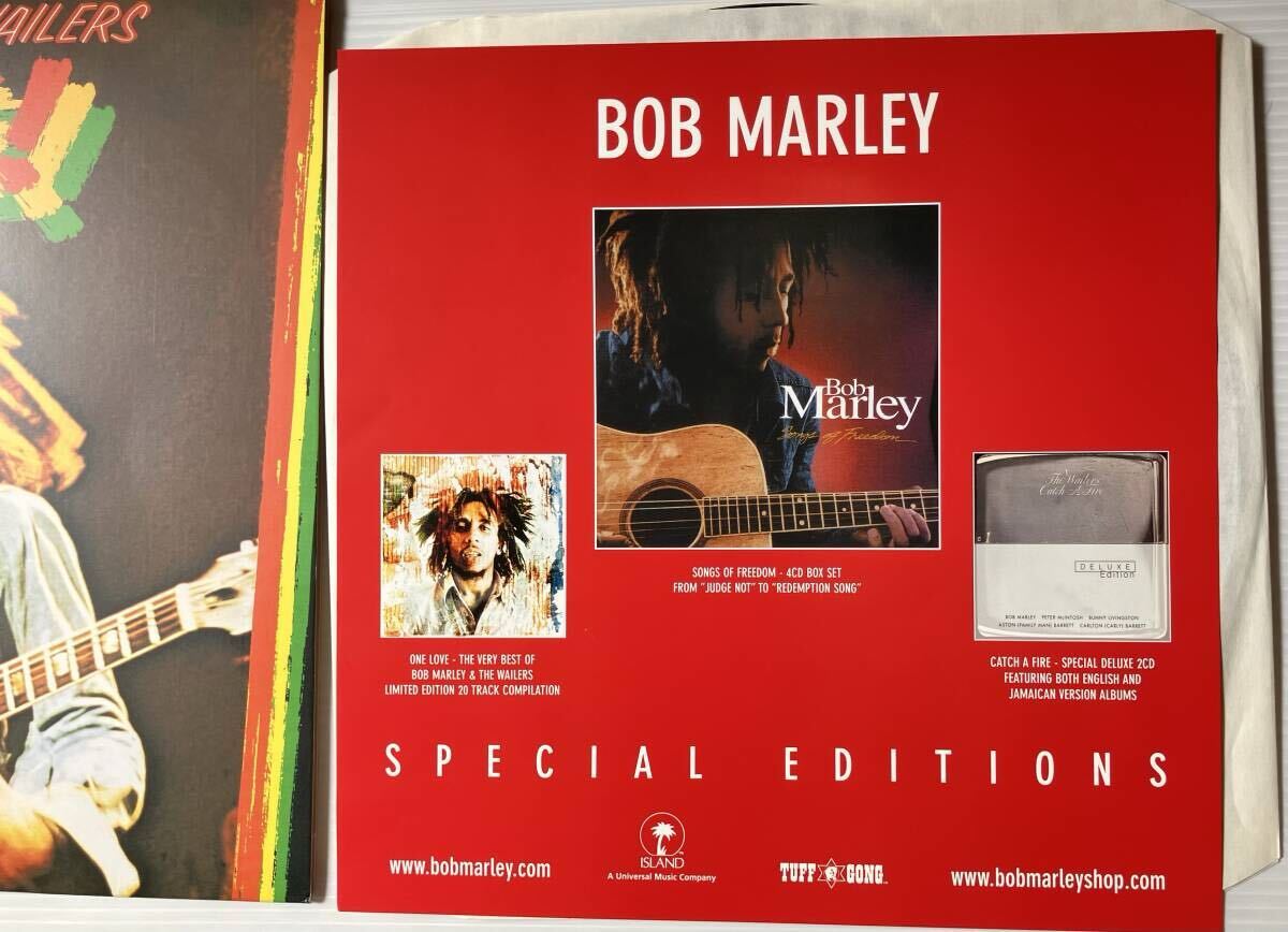 UK Rasta Color Label LP BOB MARLEY & THE WAILERS LIVE!548 896-1_画像4