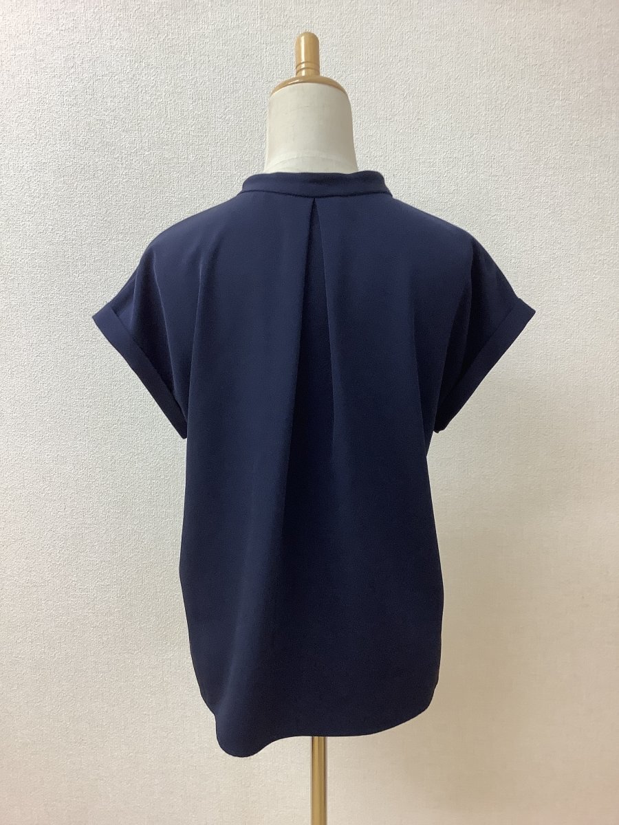 アーヴェーヴェ (a.v.v) ネイビートップス サイズS_画像3