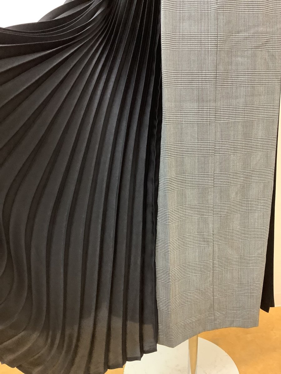 Diagram ダイアグラム 布切り替えワンピース 黒系 サイズ38_画像4