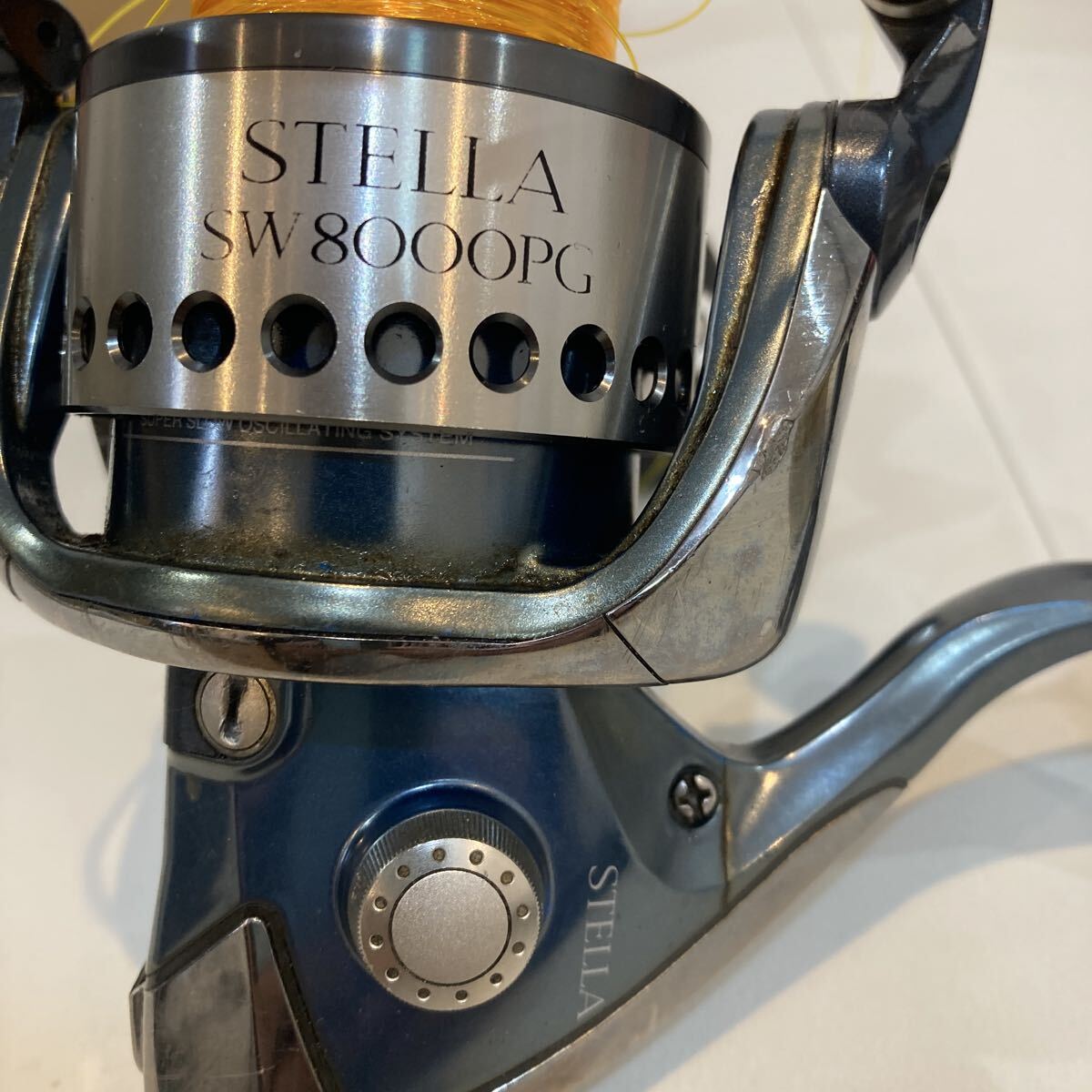 高級 STELLA SW8000PG SHIMANO ステラ シマノ 替えスプール付 【1250】リール 釣り フィッシング_画像2