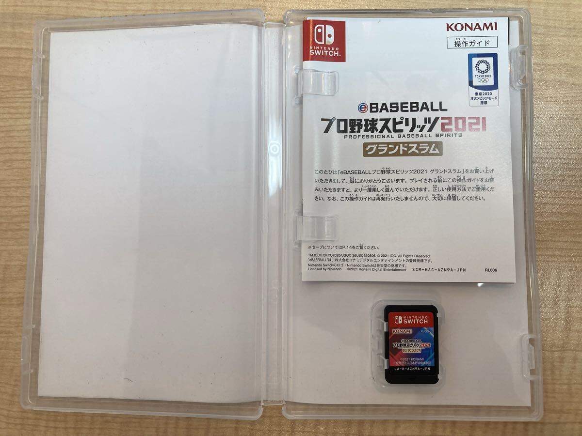 【Nintendo Switch】 BASEBALL プロ野球スピリッツ　2021　グランドスラム【1204】_画像3