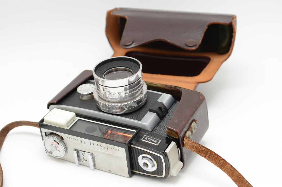 Kodak Signet 80 camera KODAK SIGNET WIDE ANGLE LENS 3.5/35mm and EKTANAR 2.8/50mm w/case_画像2