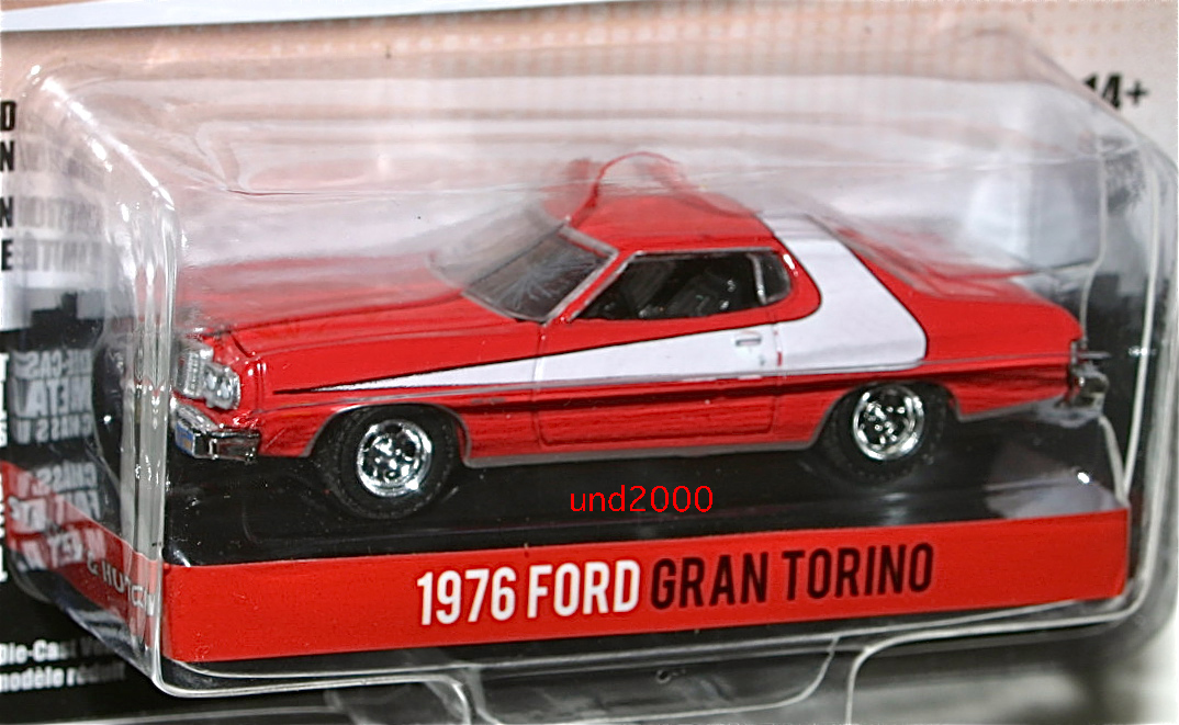 Greenlight 刑事スタスキー&ハッチ 1/64 衝突 フォード グラン トリノ 事故車 Starsky & Hutch Ford Gran Torino 赤い稲妻 グリーンライト_画像3