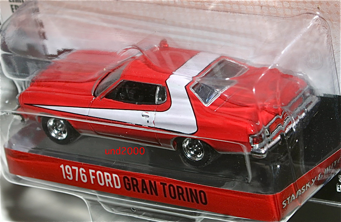 Greenlight 刑事スタスキー&ハッチ 1/64 衝突 フォード グラン トリノ 事故車 Starsky & Hutch Ford Gran Torino 赤い稲妻 グリーンライト_画像5