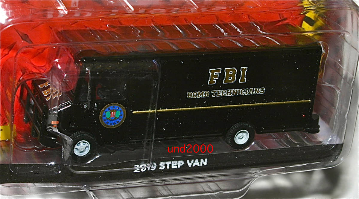 Greenlight 1/64 2019 Step Van Step Wagon FBI.. отделка .Bomb Technicians Police машина зеленый свет H.D. Trucks Step Wagon 