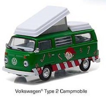  редкость che стул Greenlight 1/64 VW Volkswagen Type2 кемпер зеленый машина Volkswagen Campmobile Green Machine