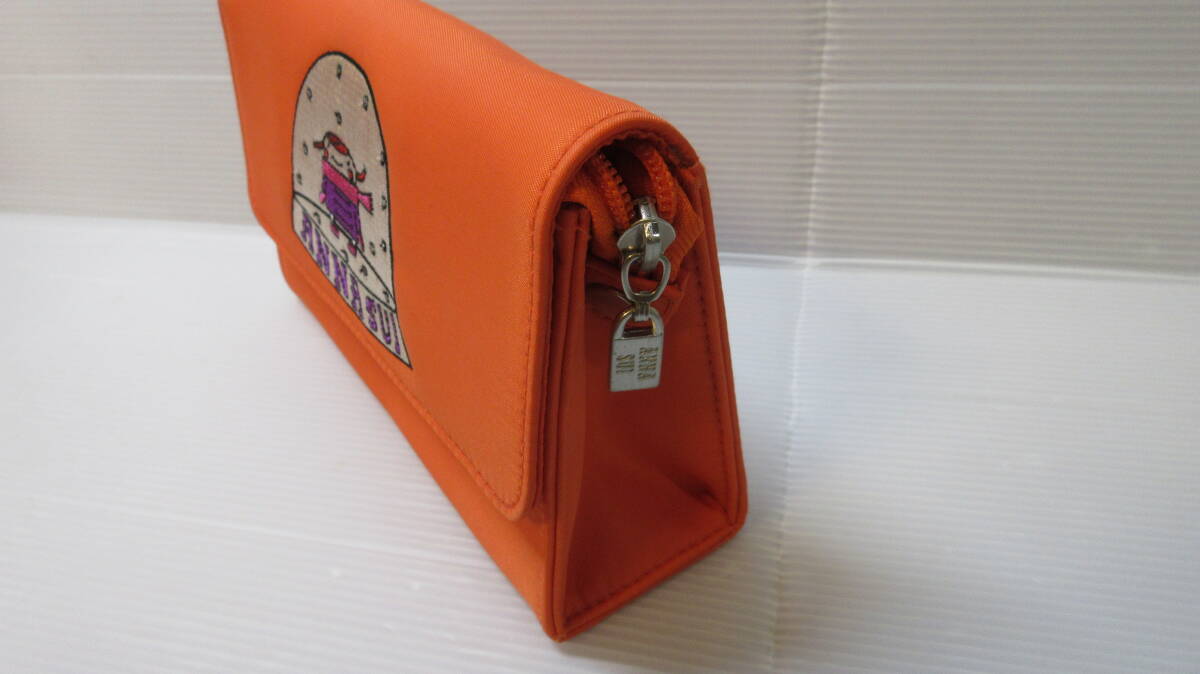 ANNA SUI アナスイ ポーチ　オレンジ_画像2