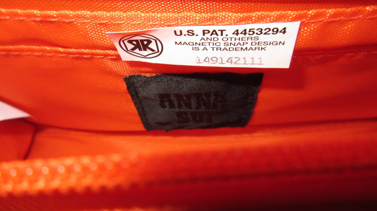 ANNA SUI アナスイ ポーチ　オレンジ_画像7