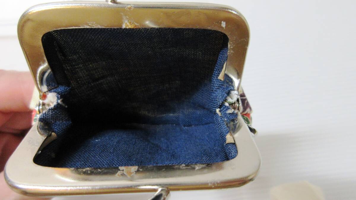 コインケース キタムラ　がま口 ミニコインケース / 琉球紅型　小銭入れ 二点まとめて_画像4