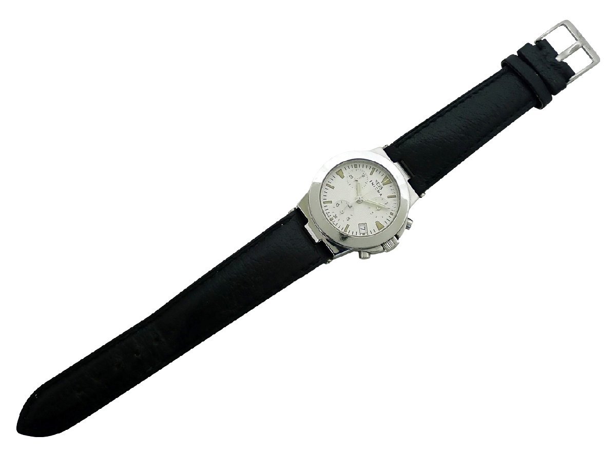 ジャンニ・ブルガリ エニグマ/GIANNI BVLGARI ENIGMA 2.564 クロノ クォーツ QZ 電池交換済 中古_画像3