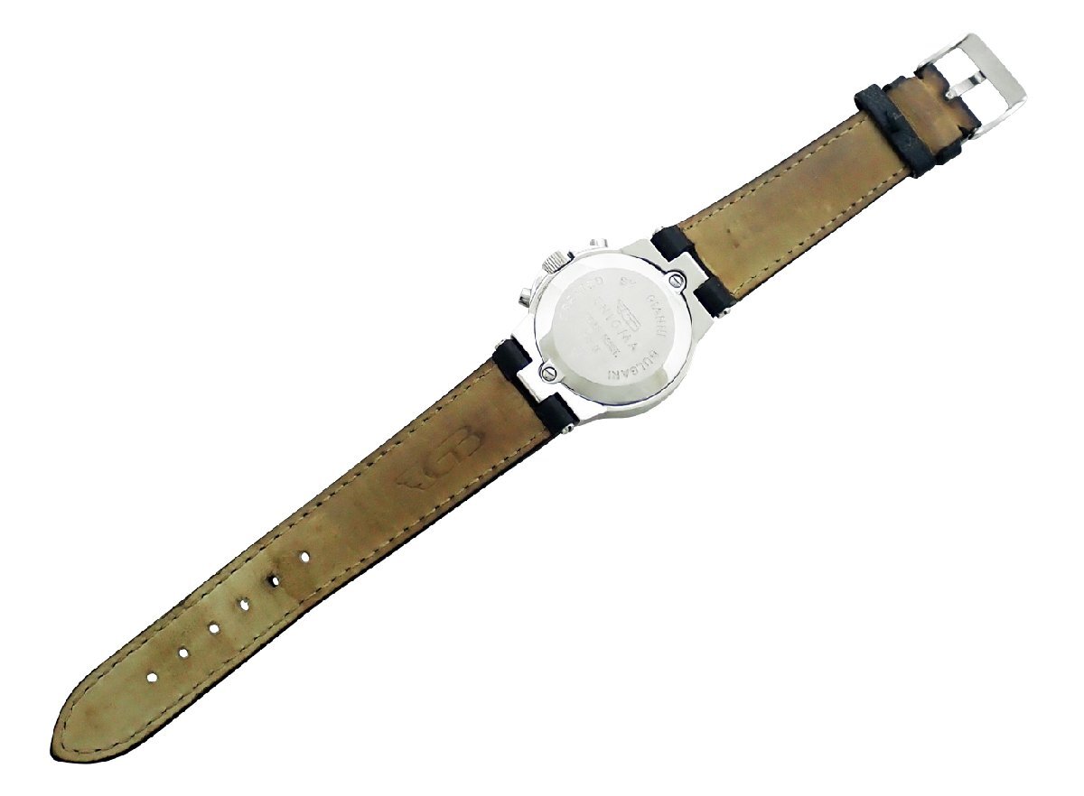 ジャンニ・ブルガリ エニグマ/GIANNI BVLGARI ENIGMA 2.564 クロノ クォーツ QZ 電池交換済 中古_画像4
