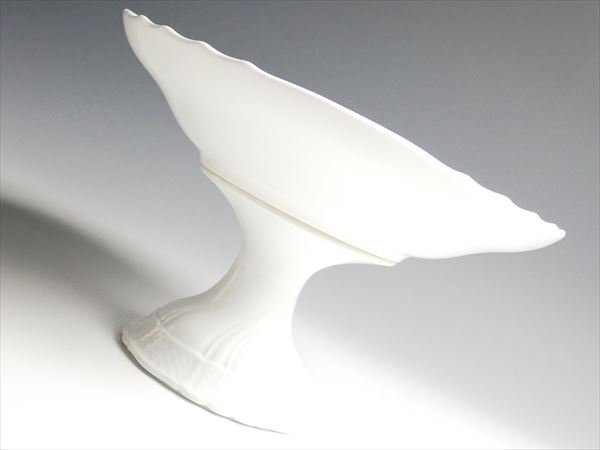 リチャードジノリ ベッキオホワイト 大型 コンポート 25.5cm k136_画像3