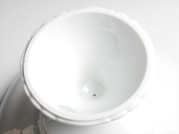 リチャードジノリ ベッキオホワイト 大型 コンポート 25.5cm k136_画像4