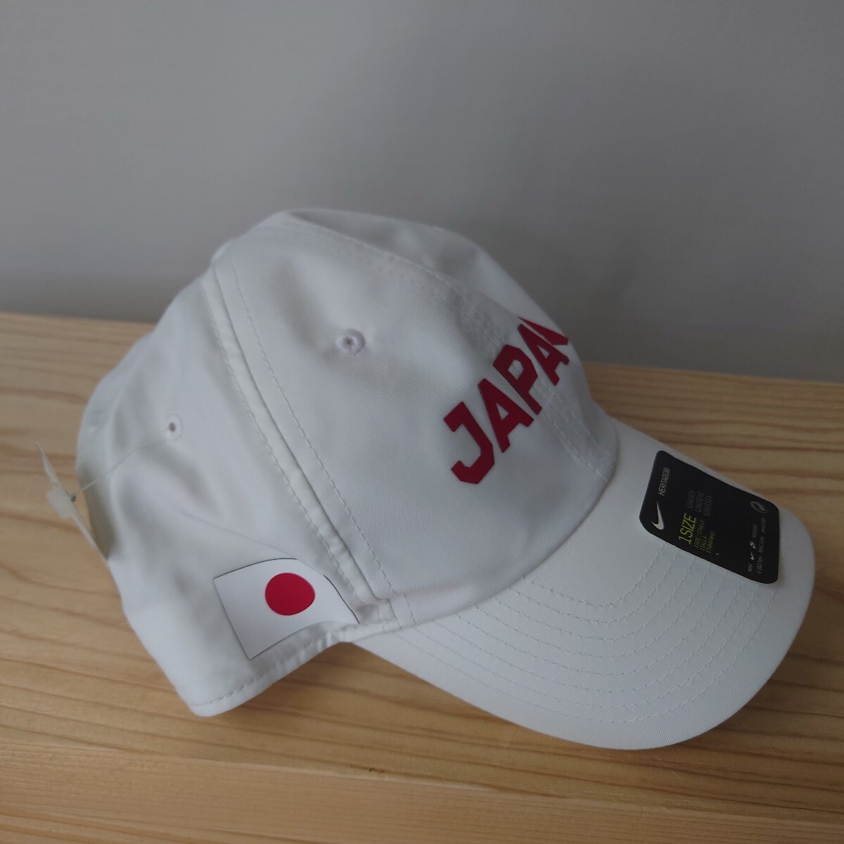 NIKE JAPAN キャップ ナイキ 日本代表 帽子　白　 ランニングなど_画像3