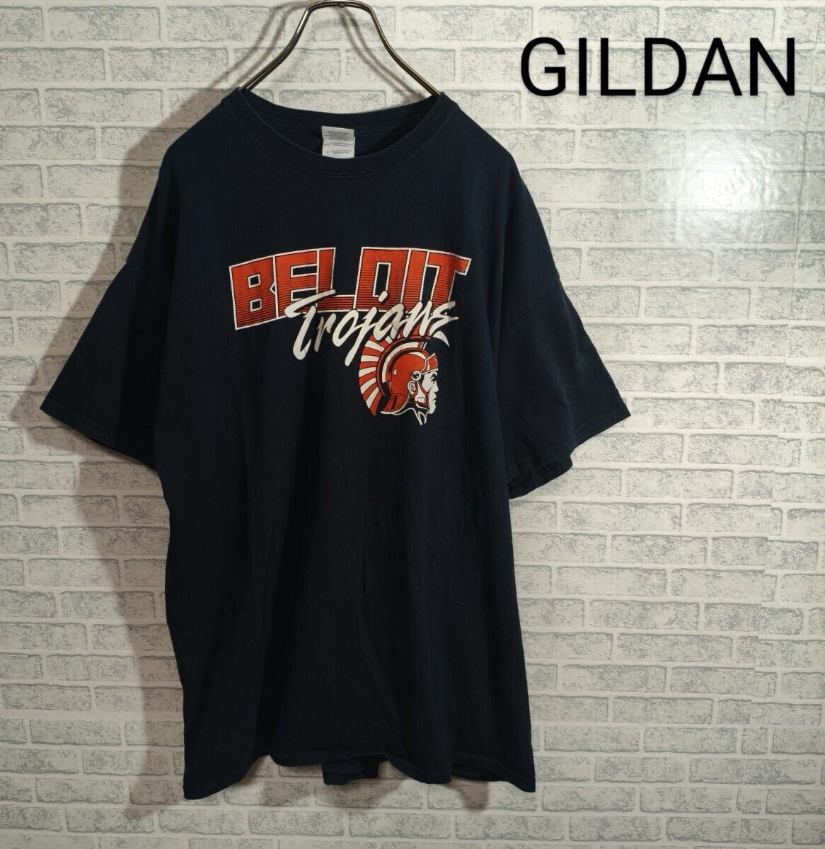GILDAN ギルダン 半袖Tシャツ プリント 黒 ブラック XLサイズ_画像1