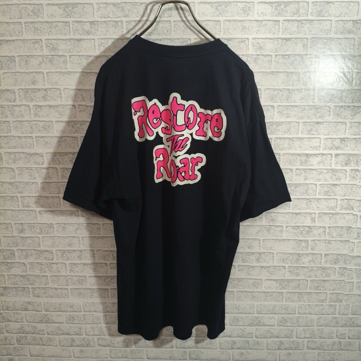 GILDAN ギルダン 半袖Tシャツ プリントデザイン 黒 ブラック XLサイズ_画像7