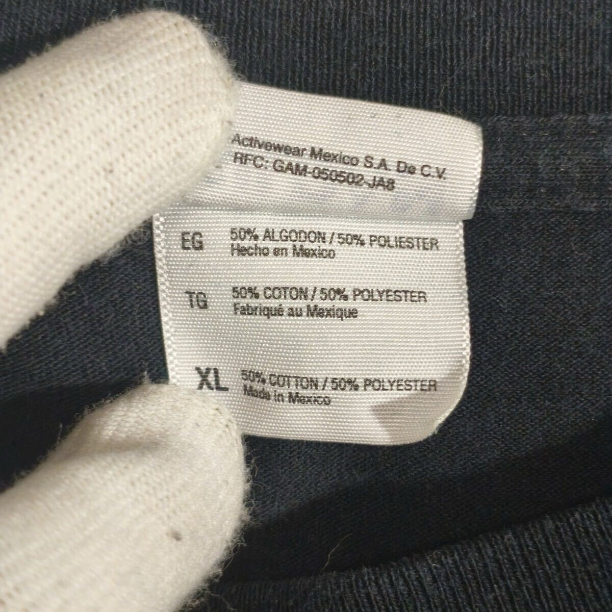 GILDAN ギルダン 半袖Tシャツ プリントデザイン 黒 ブラック XLサイズ_画像10