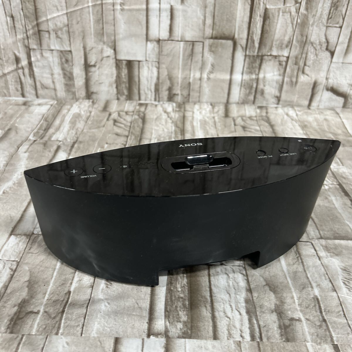 SKAM-2493 ▲ スピーカー SONY ソニー ブラック 本体のみ RDP-NWD300 通電未確認_画像4