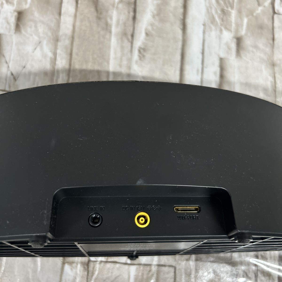 SKAM-2493 ▲ スピーカー SONY ソニー ブラック 本体のみ RDP-NWD300 通電未確認_画像5