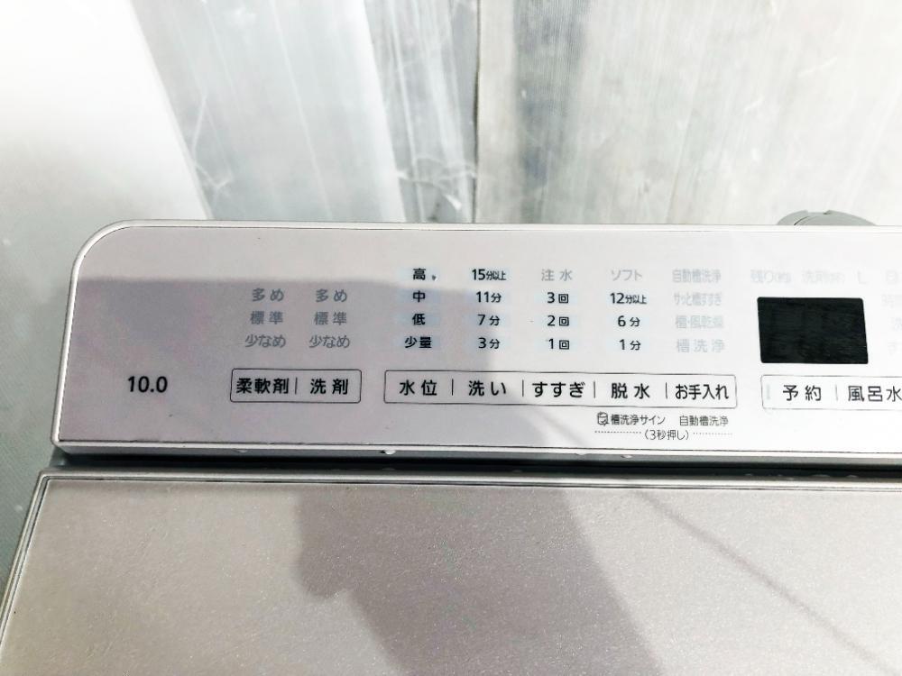 送料無料★2024年製★極上超美品 中古★Panasonic 10㎏ 泡の力とパワフル立体水流でしっかり洗浄！洗濯機【NA-FA10K3-N】FODP_画像3