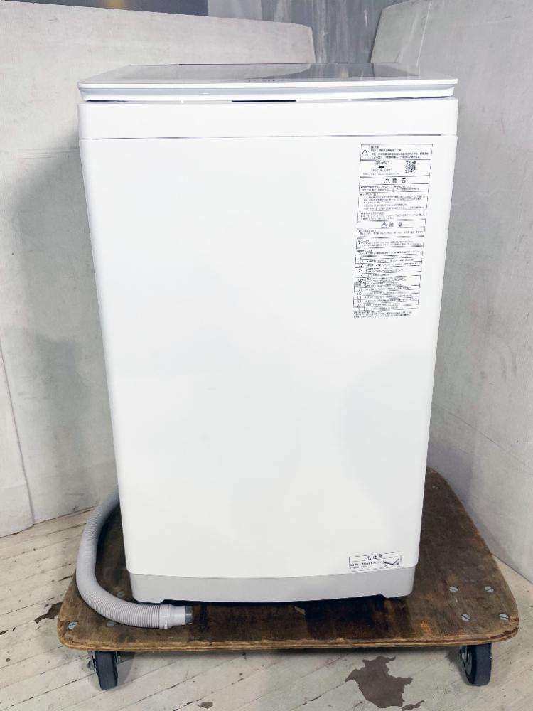 送料無料★2022年製★極上超美品 中古★AQUA 9kg 「らくらくSONIC」搭載！超音波洗浄でエリ・ソデ汚れ真っ白に！ 洗濯機【AQW-VX9M】FK9R_画像5