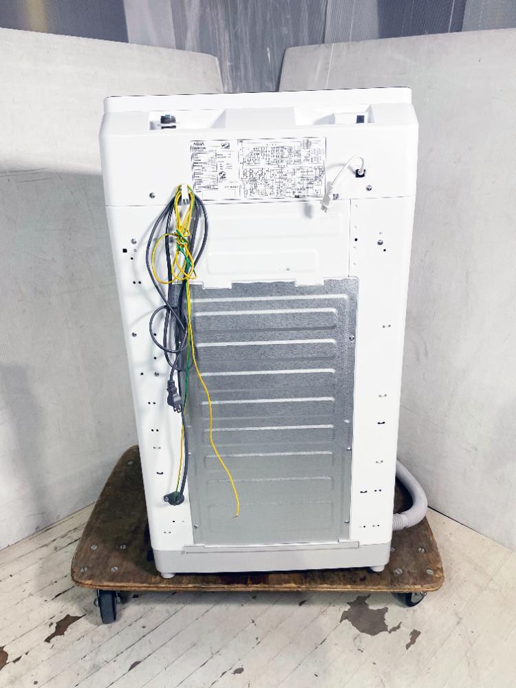 送料無料★2022年製★極上超美品 中古★AQUA 9kg 「らくらくSONIC」搭載！超音波洗浄でエリ・ソデ汚れ真っ白に！ 洗濯機【AQW-VX9M】FK9R_画像8