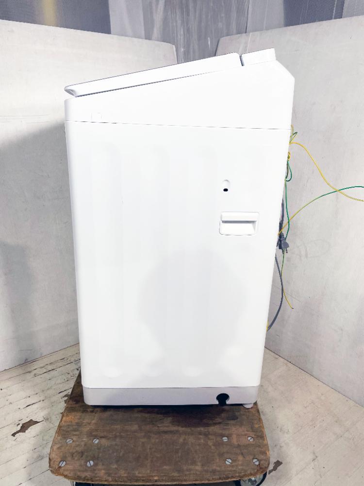 送料無料★2022年製★極上超美品 中古★AQUA 9kg 「らくらくSONIC」搭載！超音波洗浄でエリ・ソデ汚れ真っ白に！ 洗濯機【AQW-VX9M】FK9R_画像6