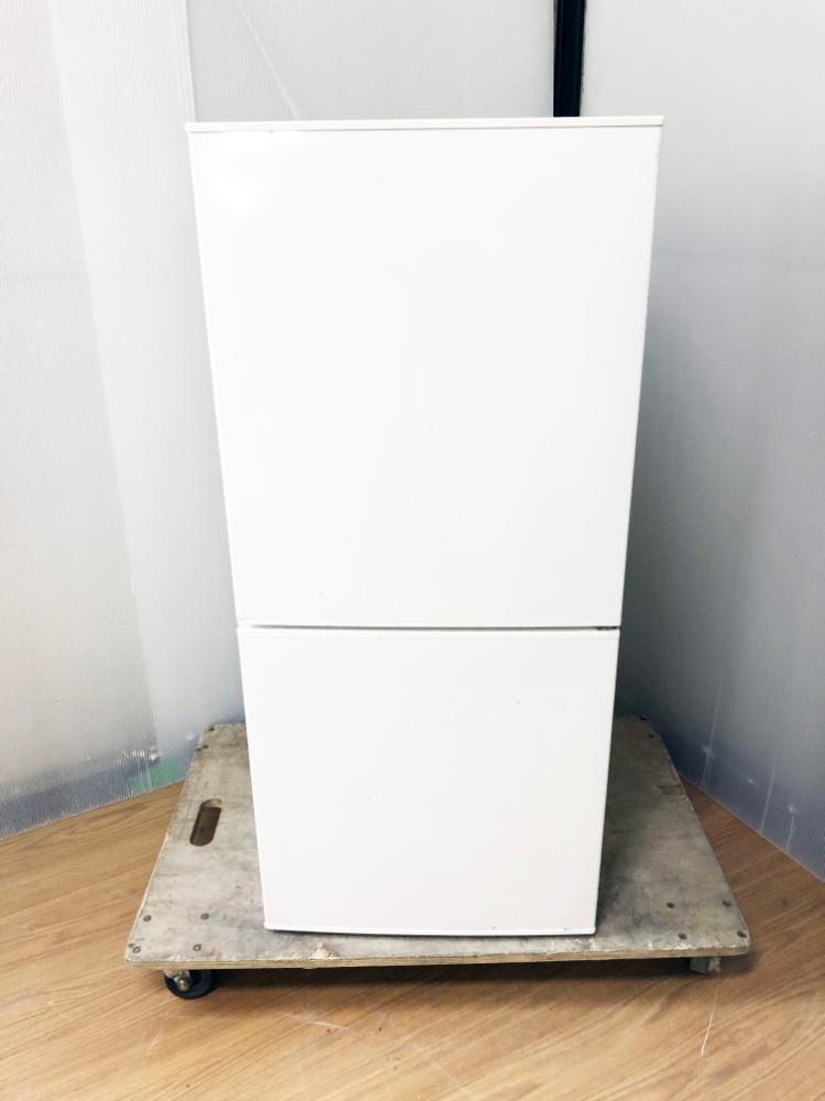 送料無料★2021年製★極上超美品 中古★TWINBIRD 110L 霜取り不要！電子レンジが置ける耐熱トップ★2ドア冷蔵庫【HR-F911】FNB4_画像2