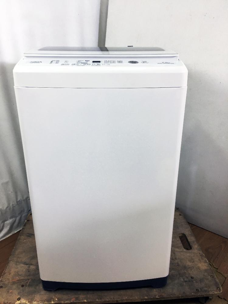 送料無料★極上超美品 中古★AQUA 7kg ガンコな汚れに「3Dパワフル洗浄」ワイドガラストップ。洗濯機【AQW-GV70H】FJAG_画像6