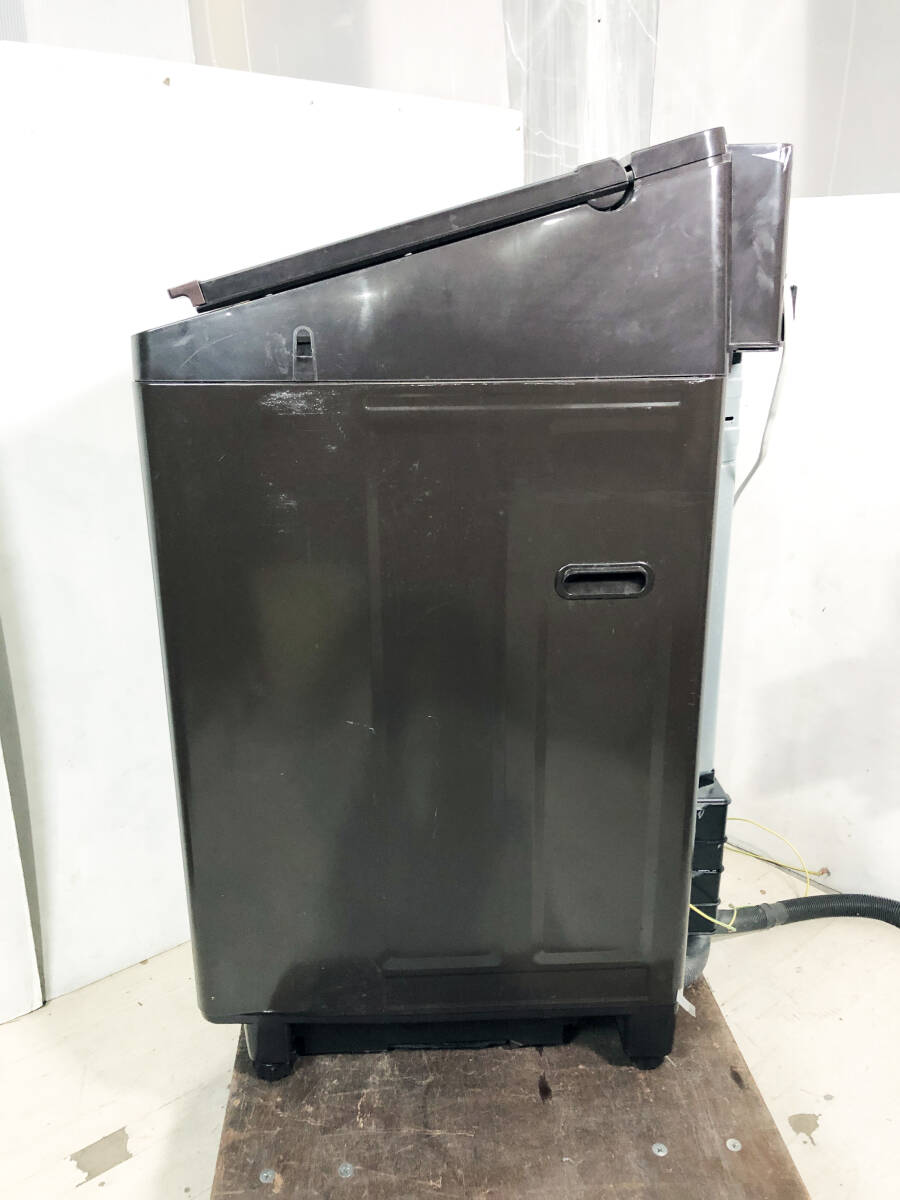送料無料★2021年製★極上超美品 中古★東芝 ZABOON 10㎏ 抗菌しながら、繊維の奥まで真っ白に洗える! 洗濯乾燥機【AW-10SV9】FOED_画像8