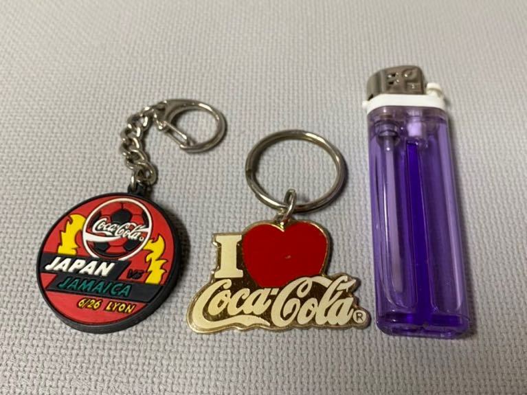 Coca Cola товары * жестяная банка авторучка * брелок для ключа I LOVE Coca-Cola 1986 World Cup 1998 Япония VSja mica 