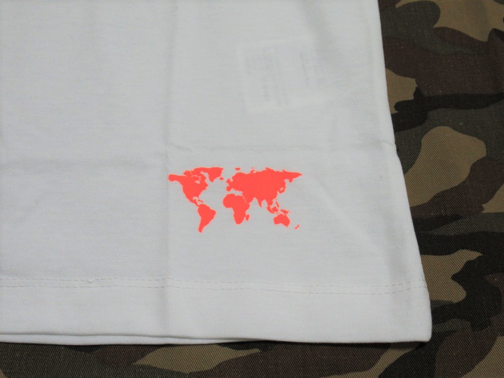 NIKE AIR Tシャツ ホワイト オレンジ 2XL ナイキ スポーツウェア エア ロゴ 半袖 白 地球 オレゴン CT6541-100_画像6