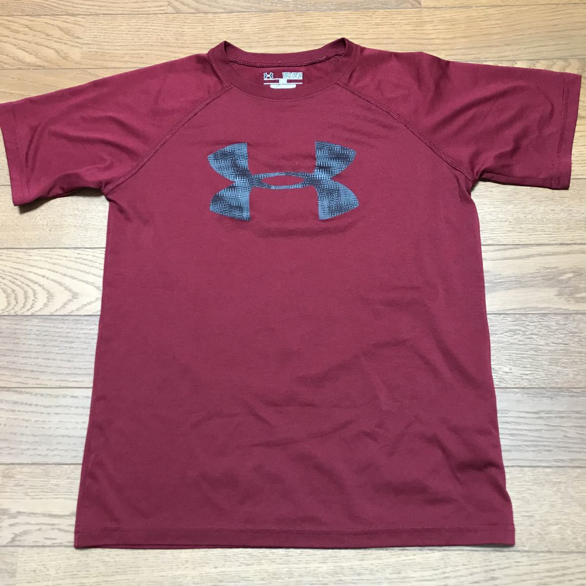 UNDER ARMOUR KID’S SHORT SLEEVE T-SHIRTS size-YMD(着丈53身幅40) 中古(美品) 送料無料 NCNR_画像1