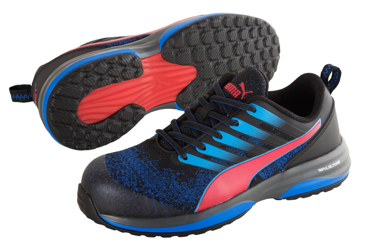 新品 PUMA プーマ 安全靴 MOTION CLOUD CHARGE チャージ・ブルー・ロー 64.211.0 25.5cm モーションクラウドチャージ