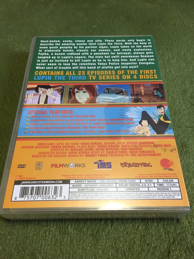 新品ルパン三世 第1期 DVD-BOX 北米版 全23話_画像3