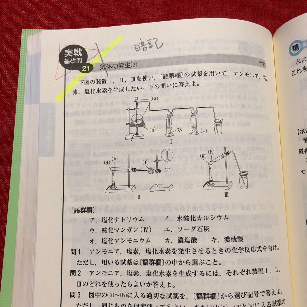 旺文社　基礎問題精講　化学