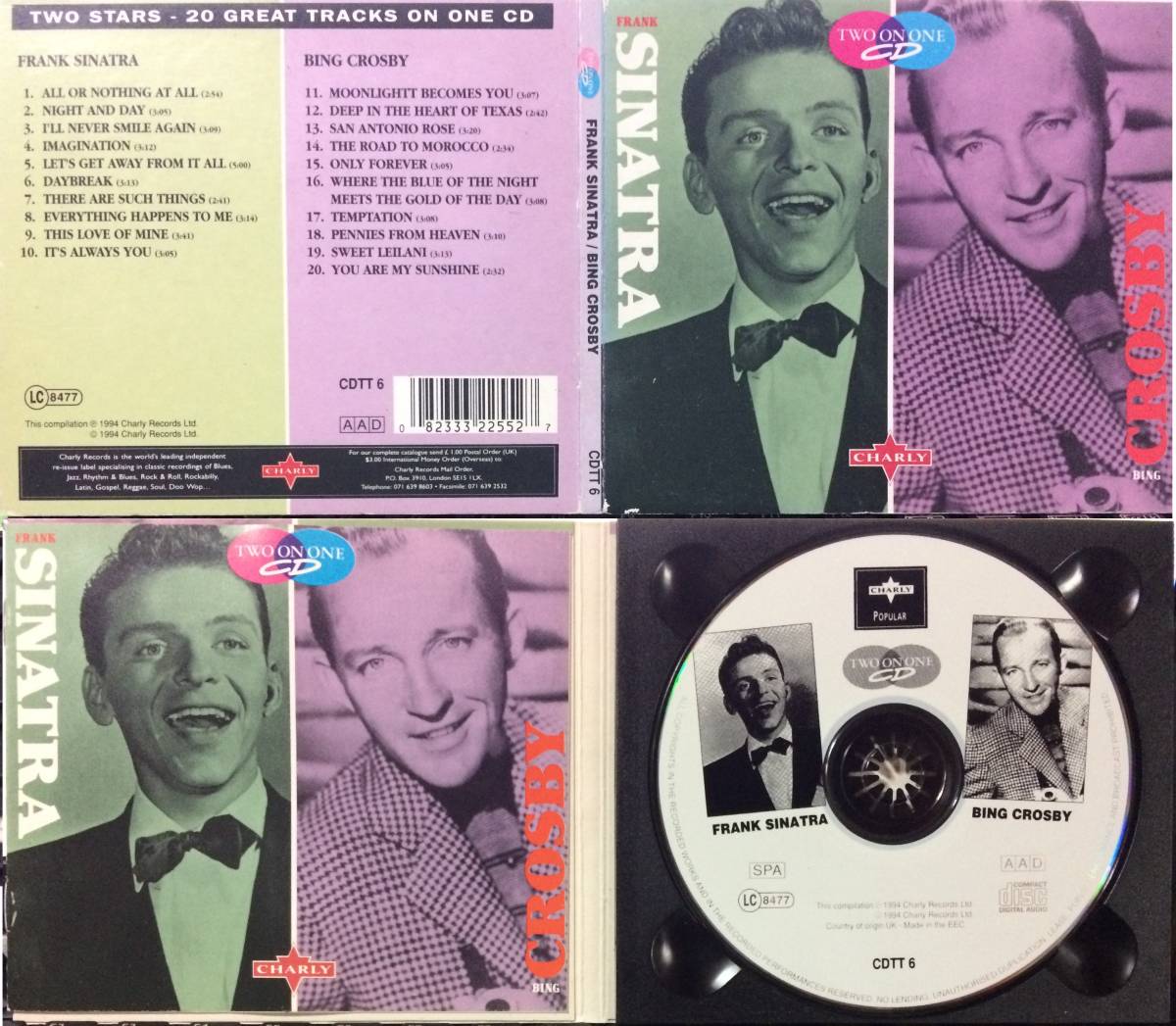CD8枚 BING CROSBY BIG ARTIST ALBUM,WHITE CHRISTMAS,16 MOST REQUESTED SONGS,THE BEST OF ビング クロスビー_画像4