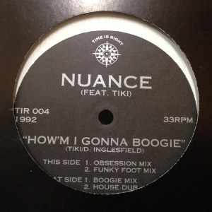 12inchレコード NUANCE / HOW'M I GONNA BOOGIE_画像1